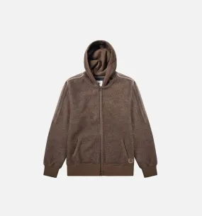 adidas Originals X Wings Horns Wool Full Zip Mens Hoodie - Brown/Brown