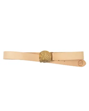 Belt Skull Logo Natural