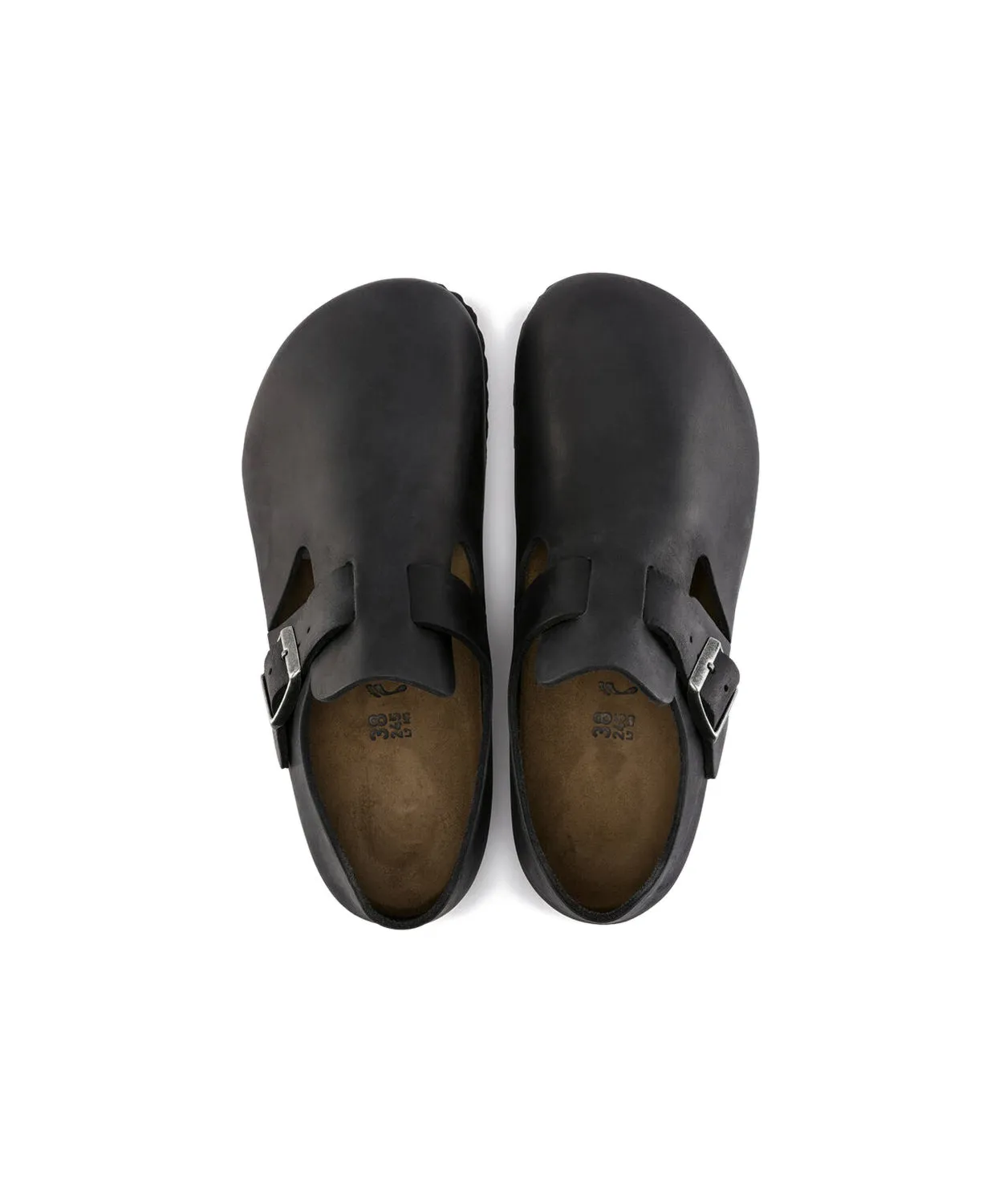 Birkenstock London Oiled Leather Black Shoes