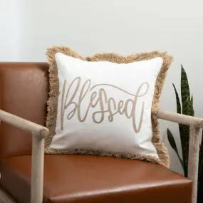 Blessed Prayer Pocket Pillow Cover