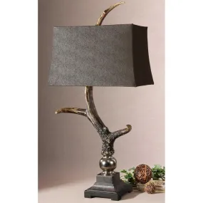 Burnished Antler Table Lamp