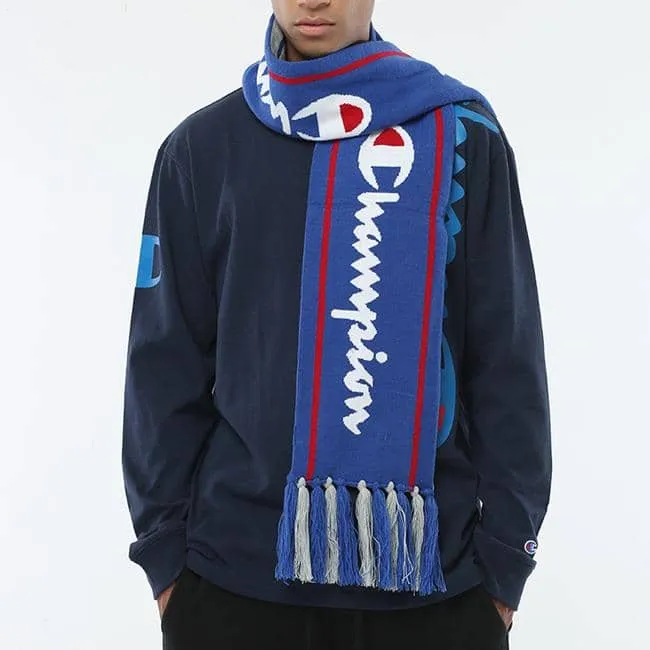 Champion Life® Reversible Knit Scarf in Blue