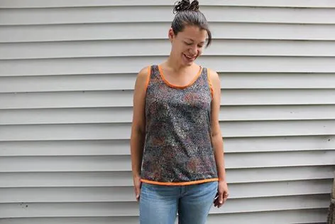 Cross Back Top PDF Sewing Pattern in Sizes XXS to 3XL