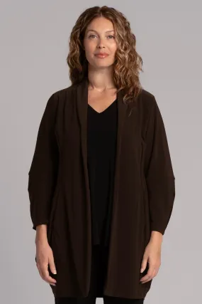 Lantern Car Coat | Chocolate