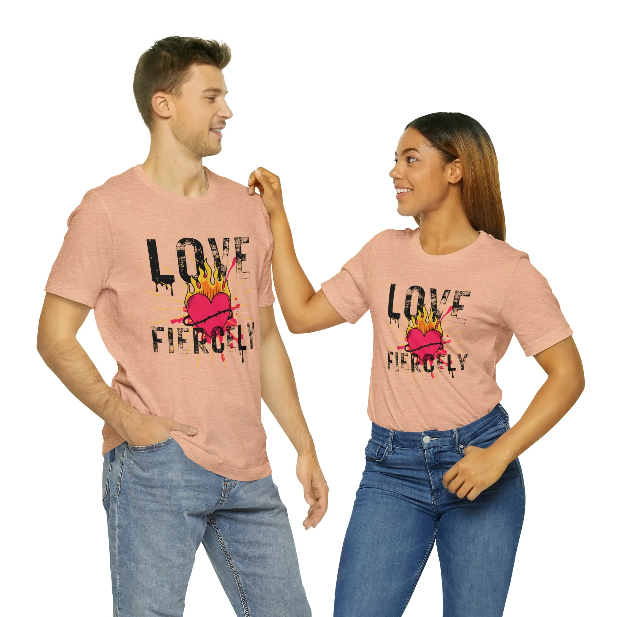 Love Fiercely Unisex Jersey Short Sleeve Tee