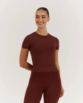 Muscle Republic | Athleisure Top - Chocolate