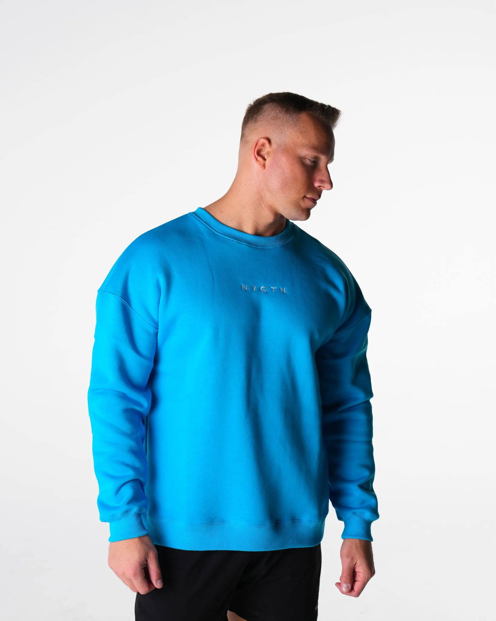 Oasis Blue Comfort Crew