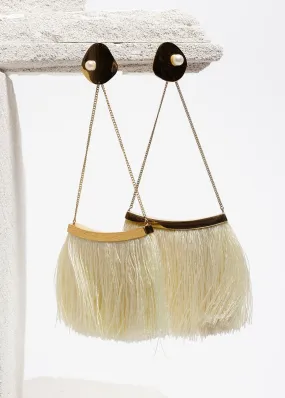 Pearled Fringe Earrings