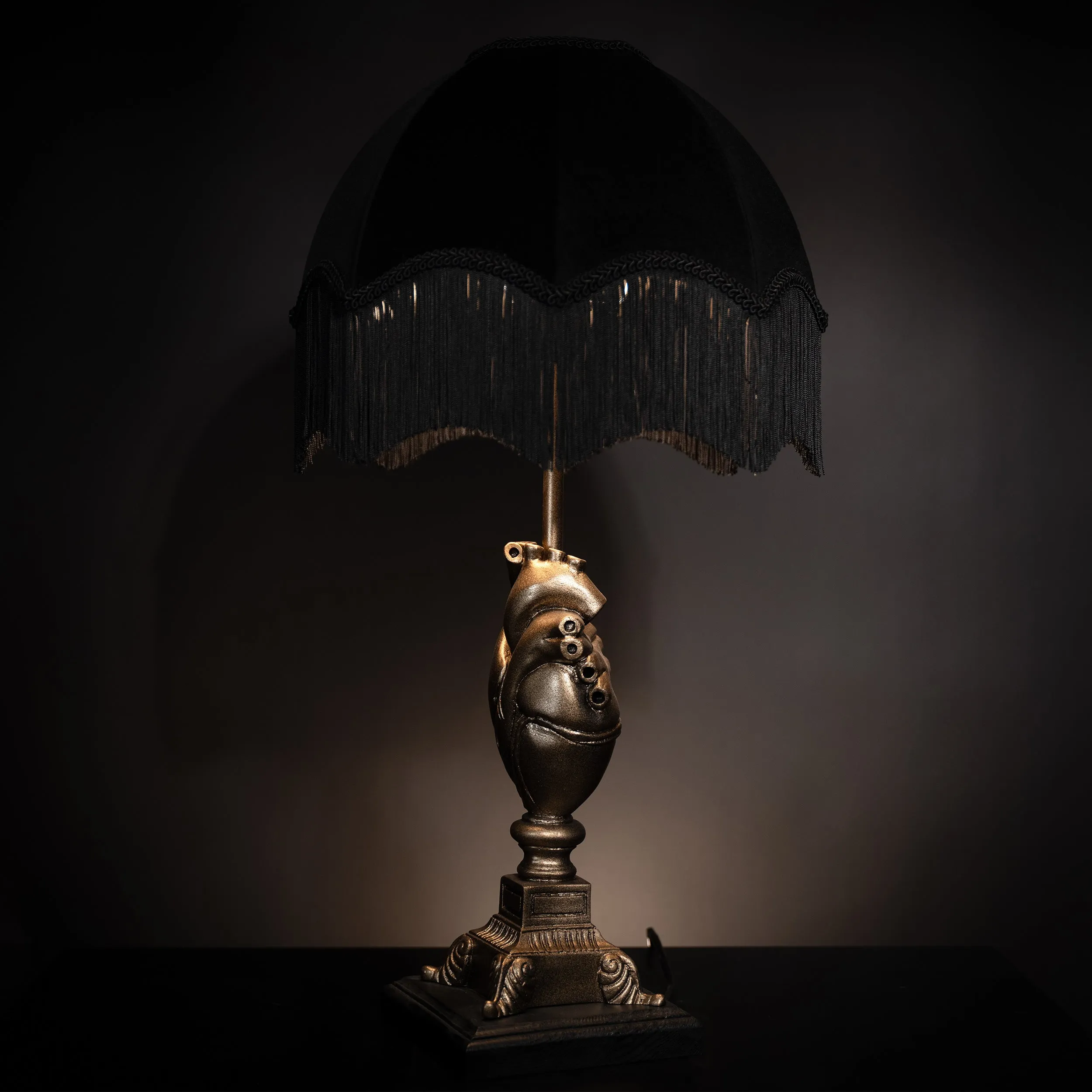 The Anatomical Heart Lamp Gold Edition