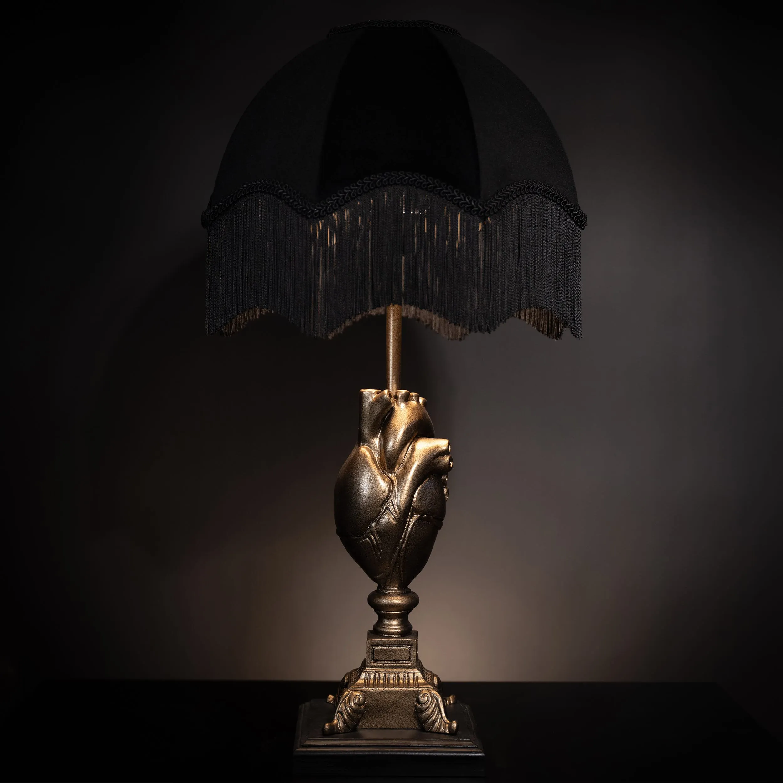 The Anatomical Heart Lamp Gold Edition