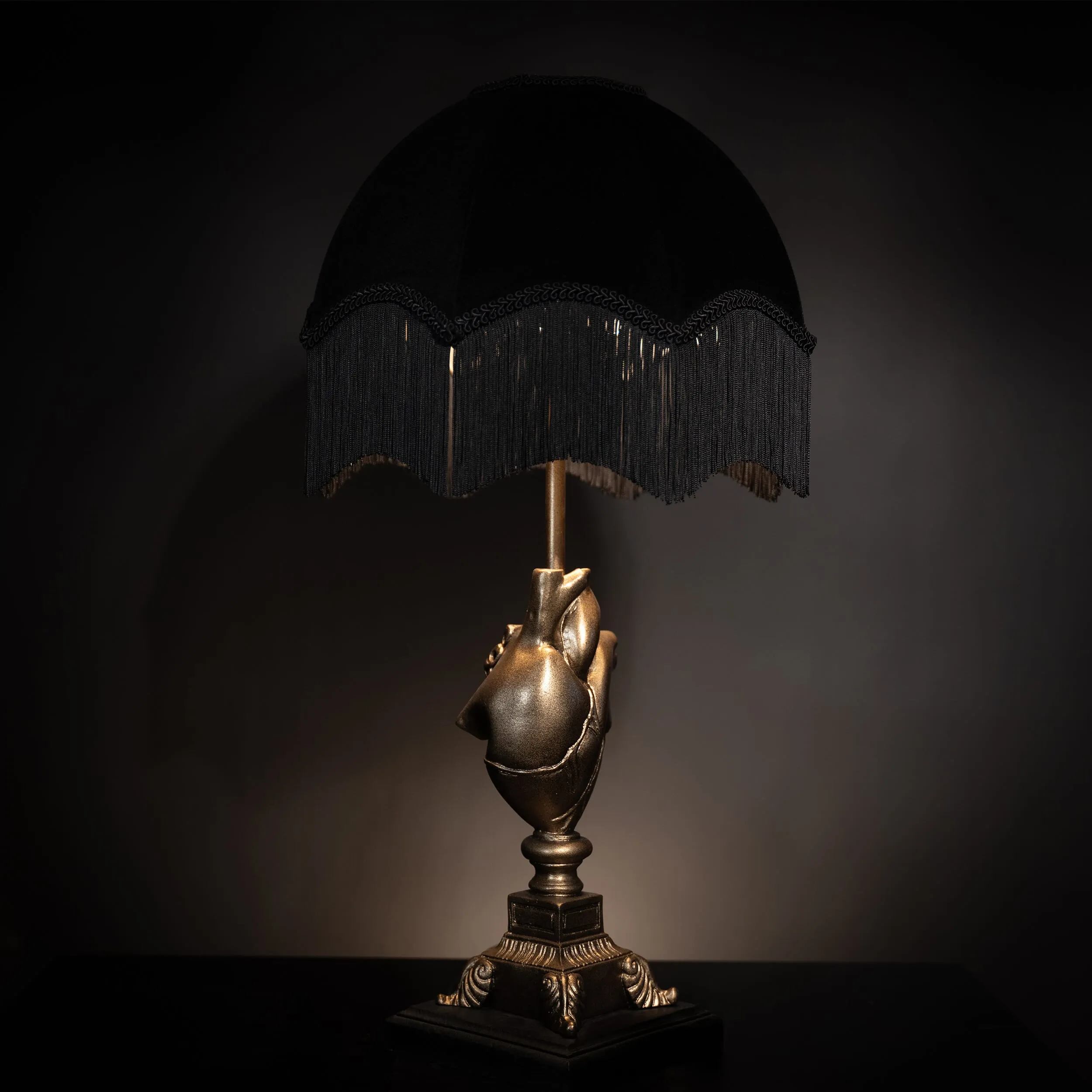 The Anatomical Heart Lamp Gold Edition