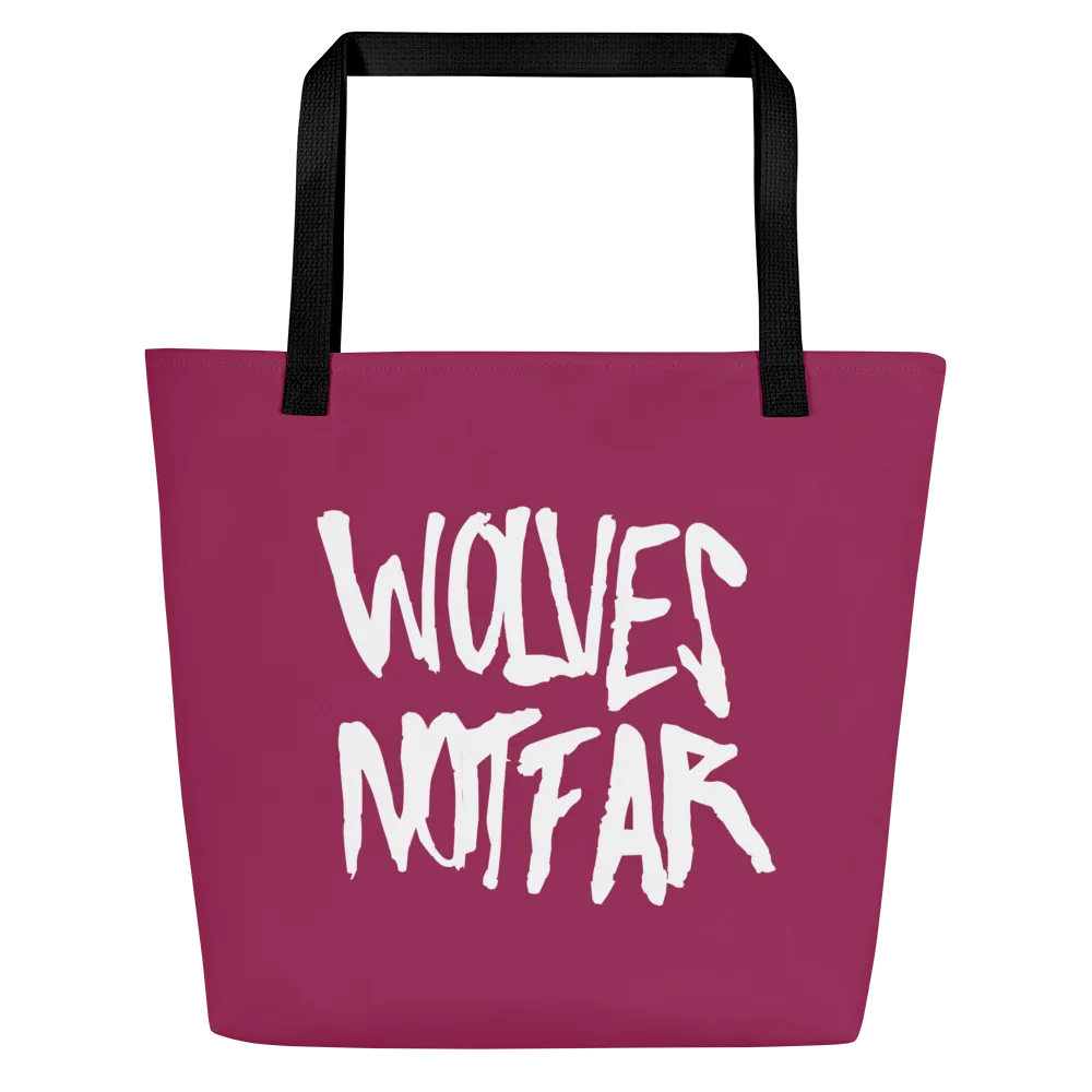 The Walking Dead Wolves Not Far Premium Tote Bag