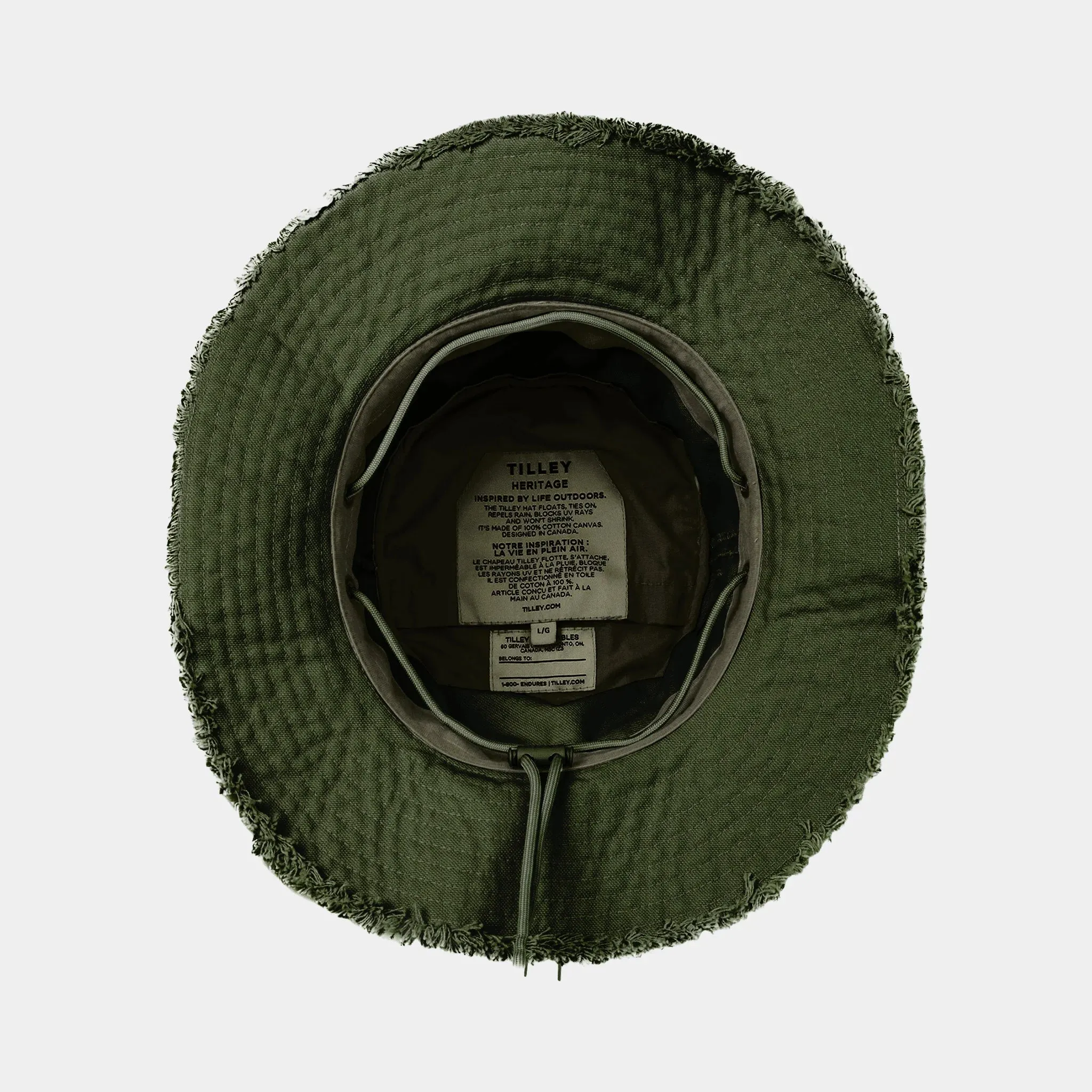 Tilley Fringe T3 Wanderer Hat - Dark Pine