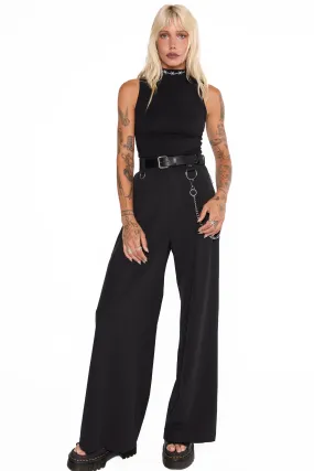 Unchained Wide Leg O-Ring Trousers