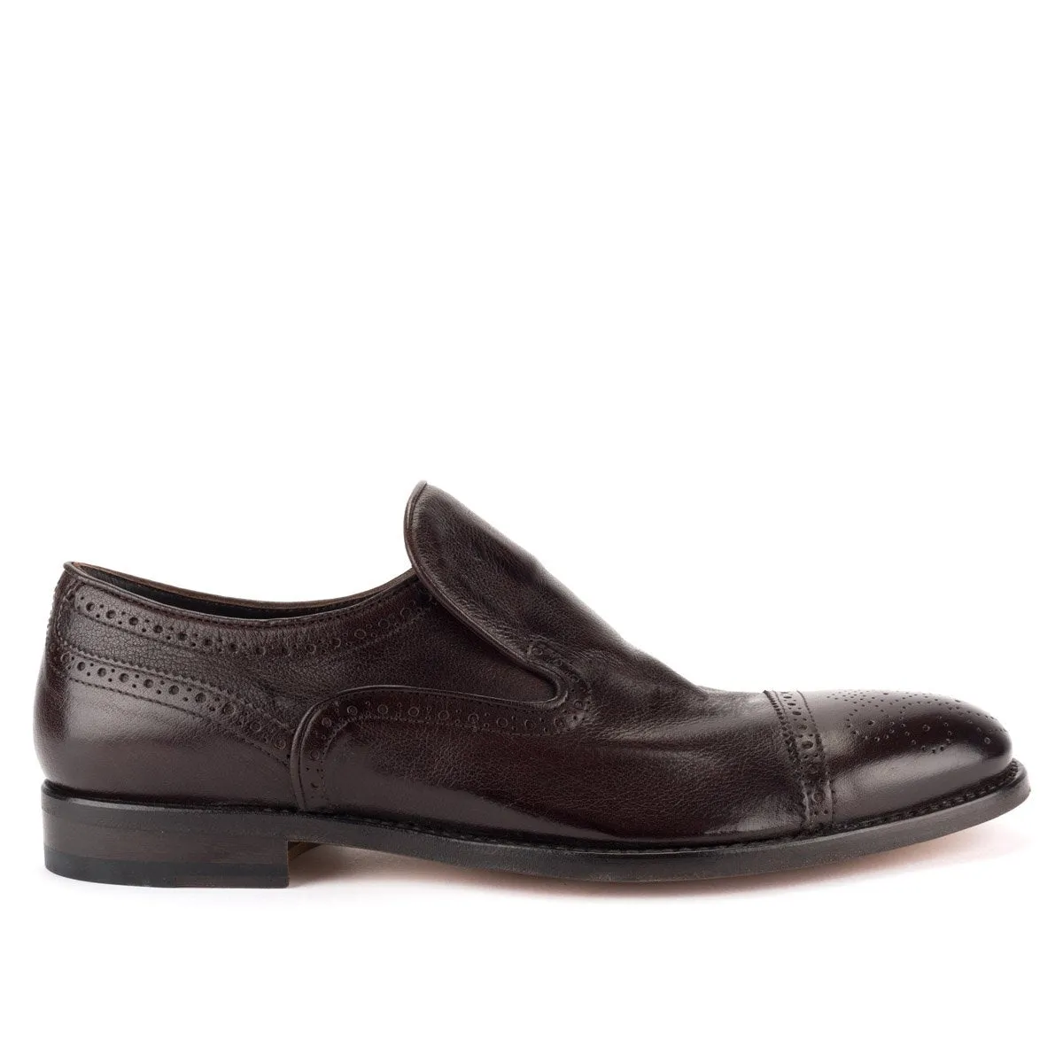 ZEN 328<br>  Dark brown slip-on