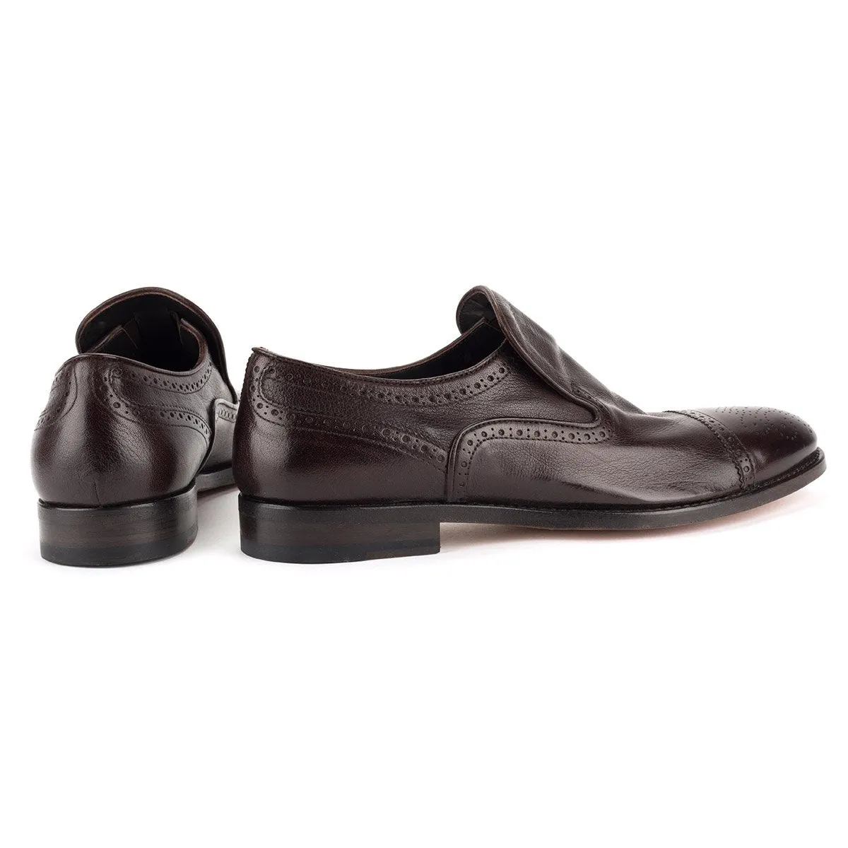 ZEN 328<br>  Dark brown slip-on